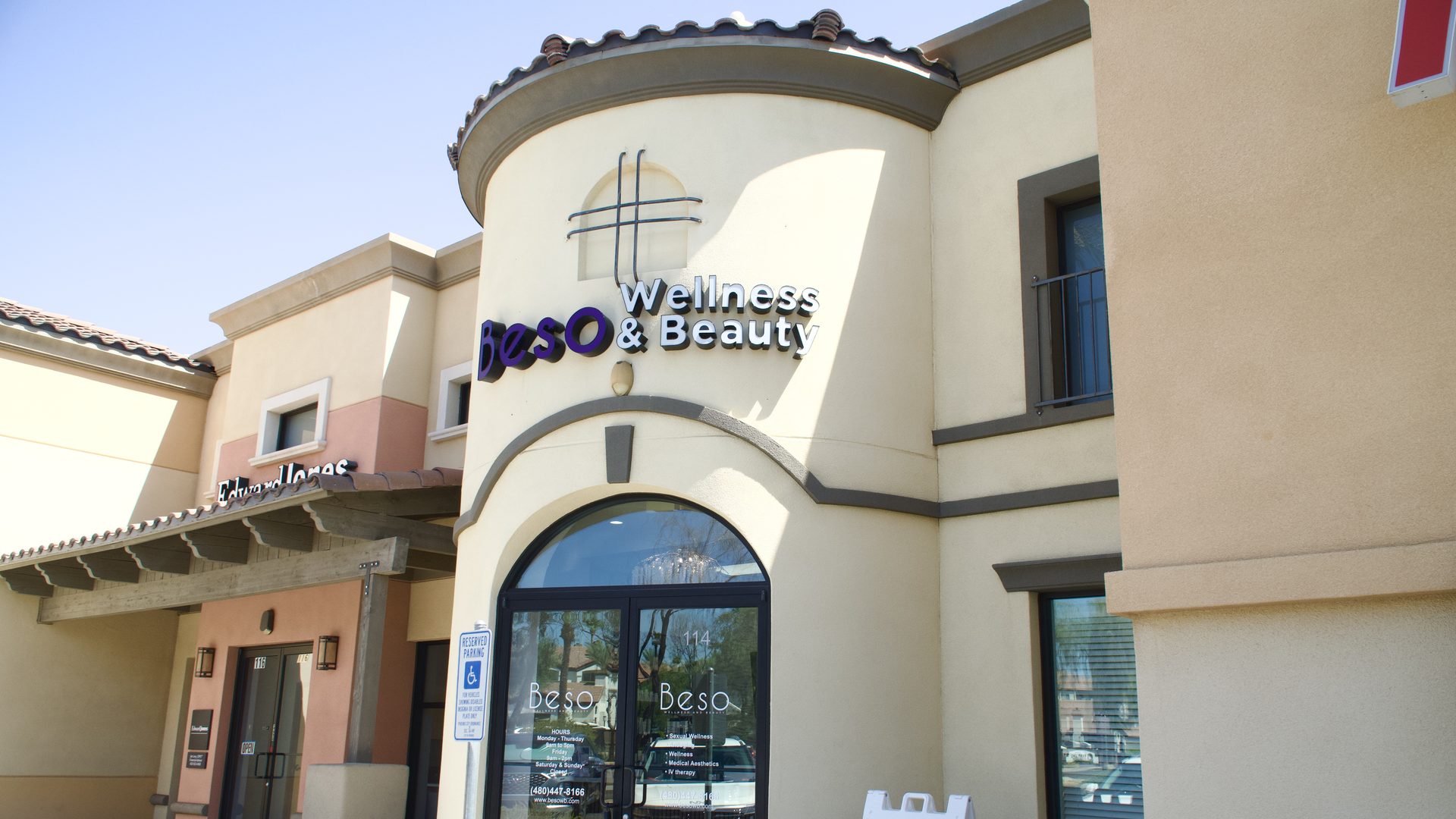 Beso Wellness & Beauty training facility at 4731 E Union Hills Dr, Phoenix AZ — where Phoenix providers train